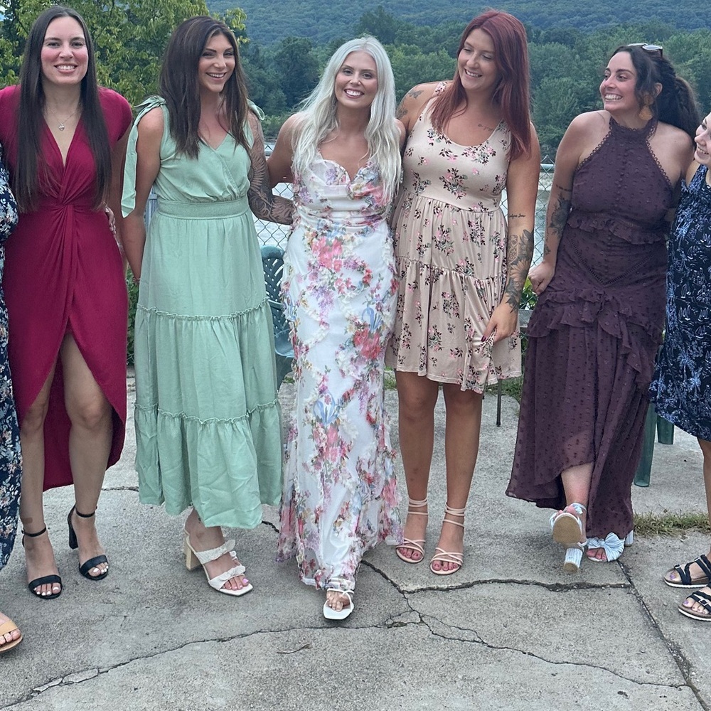 PLT Cowl Neck Floral Dress - Picture 2 of 4